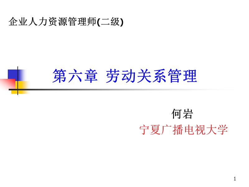 劳动关系管理师(何岩).ppt_第1页