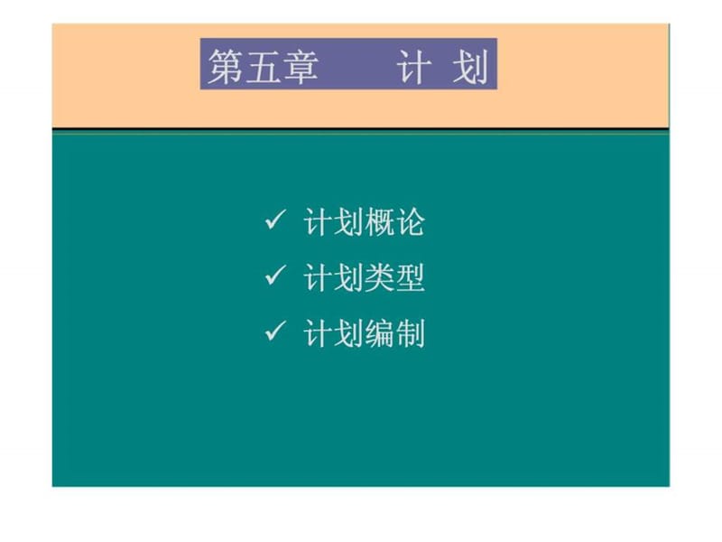 管理学（张耀）第五章 计划.ppt_第2页