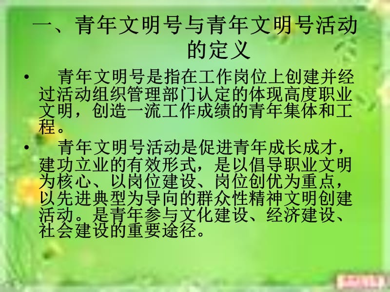 青年文明号活动与.ppt_第2页