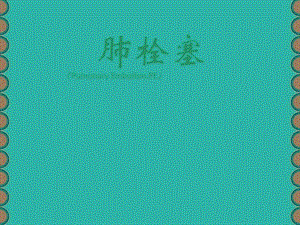 肺栓塞 ppt课件_图文.ppt.ppt