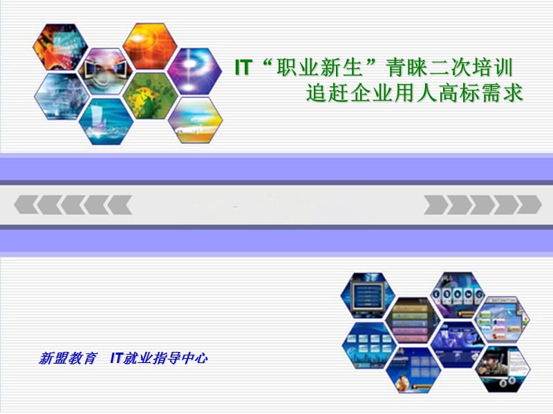 IT职业新生青睐二次培训,满足企业高需求.ppt_第1页