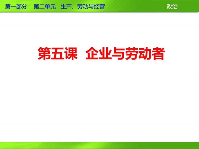 企业与劳动者_图文.ppt.ppt_第1页