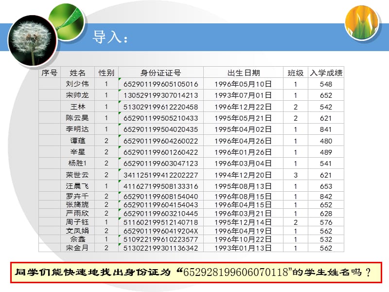 Excel中数据的查找、替换与排序.ppt_第2页