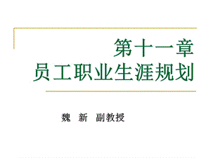 专题八-员工职业生涯规划2008.ppt