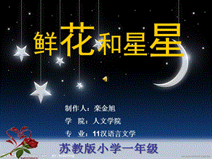 一年级语文下册《鲜花和星星》PPT课件.ppt