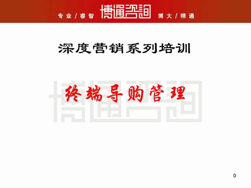 深度营销系列培训——终端导购管理_图文.ppt_第1页