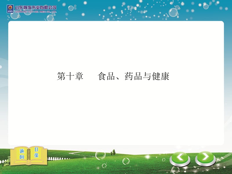 中考化学第十章 食品、药品与健康.ppt_第1页