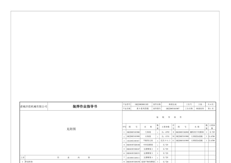 IB2208501105重卡系列大装焊接作业指导书文字部分.doc_第1页