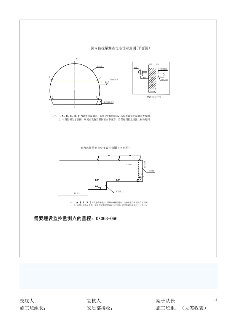 nl隧道洞内监控量测点布设施工技术交底书1.doc_第3页