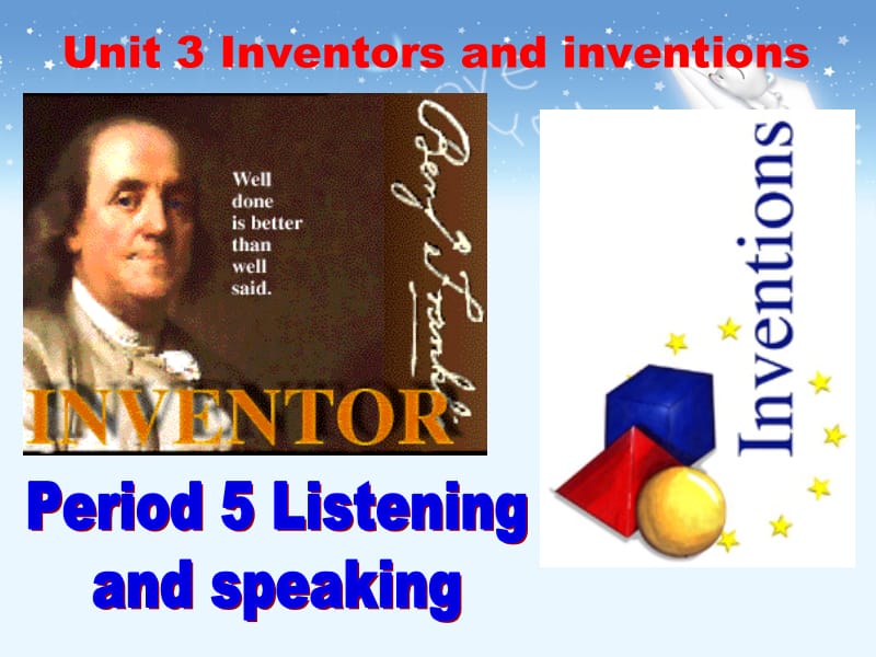 人教新课标版高二选修8 Unit3 Inventors and inventions-Listening and writing ppt课件.ppt_第2页