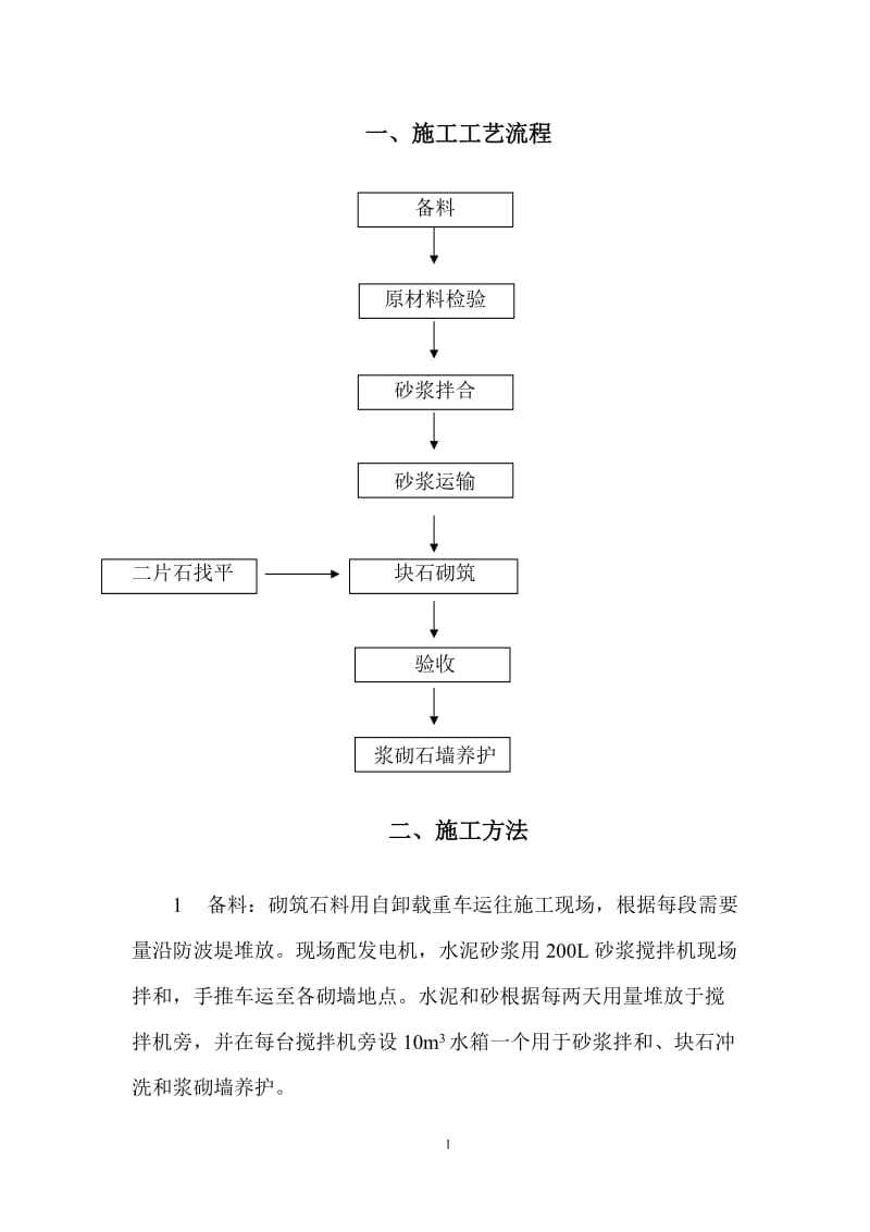 no11浆砌挡浪墙施工方案.doc_第2页