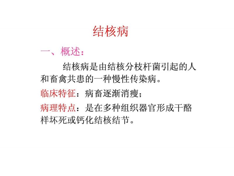 动物传染病 五、结核病.ppt.ppt_第1页