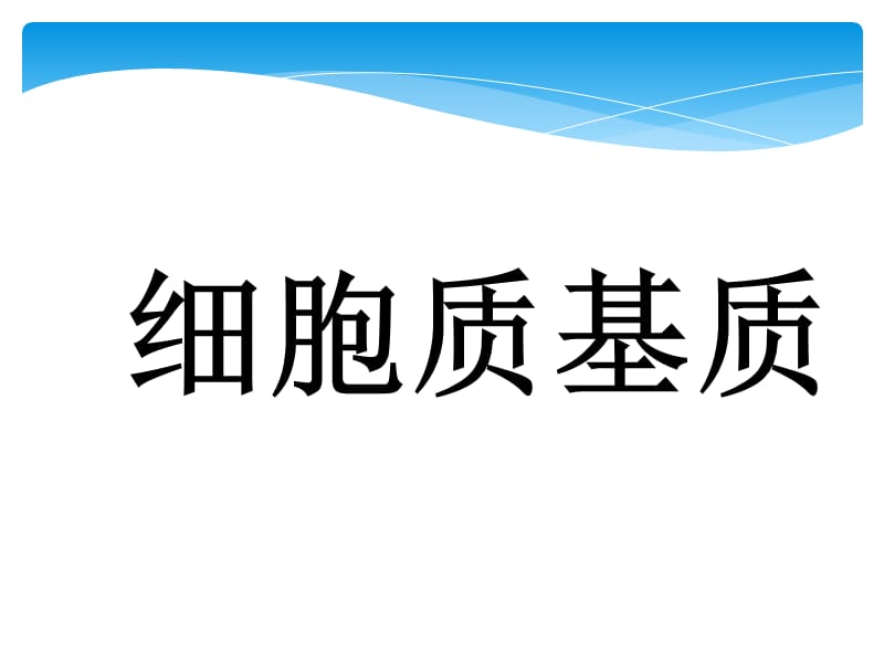 细胞质基质.ppt_第1页