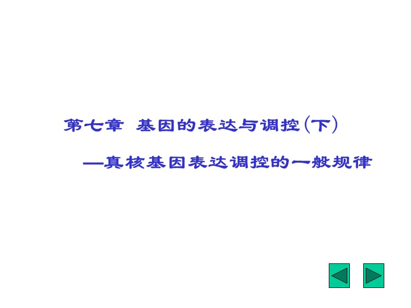 真核基因表达调控1.ppt_第1页