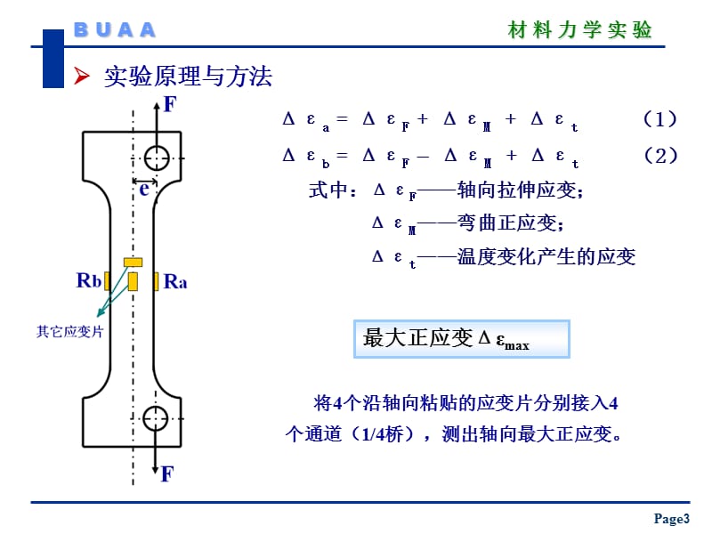 赵--实验8--偏心拉伸实验.ppt_第3页