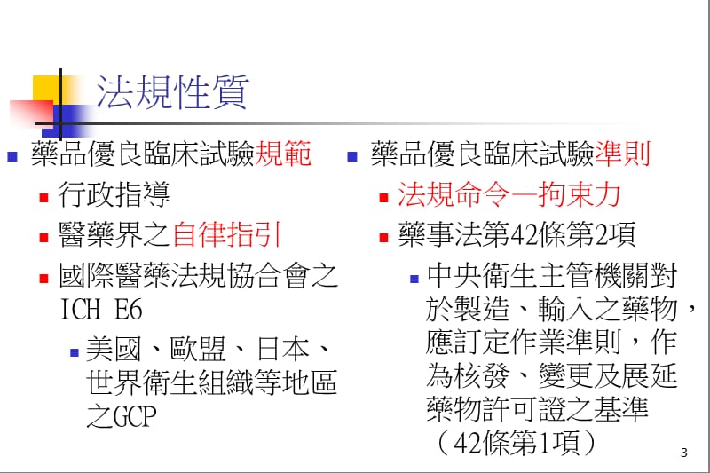 药品优良临床试验规范GoodClinicalPracticeGCP.ppt_第3页