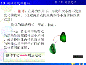 物理PPT课件2.9刚体的定轴转动.ppt