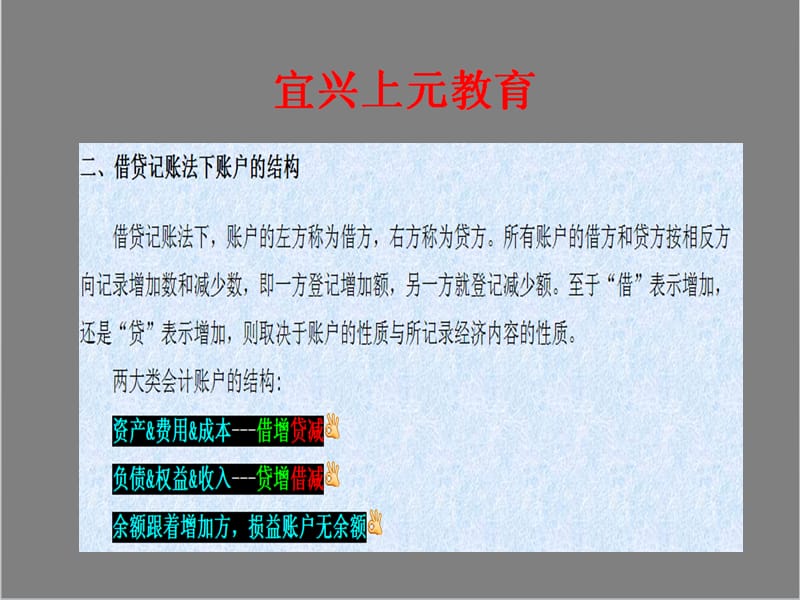 会计借贷记账法讲解--宜兴会计培训.ppt_第3页