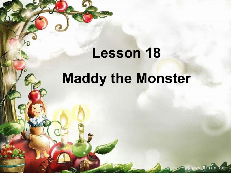 冀教版四年级下册英语Lesson18MaddytheMonster.ppt_第1页