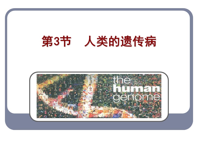 人教版教学课件人类遗传病 课件 3.ppt_第2页