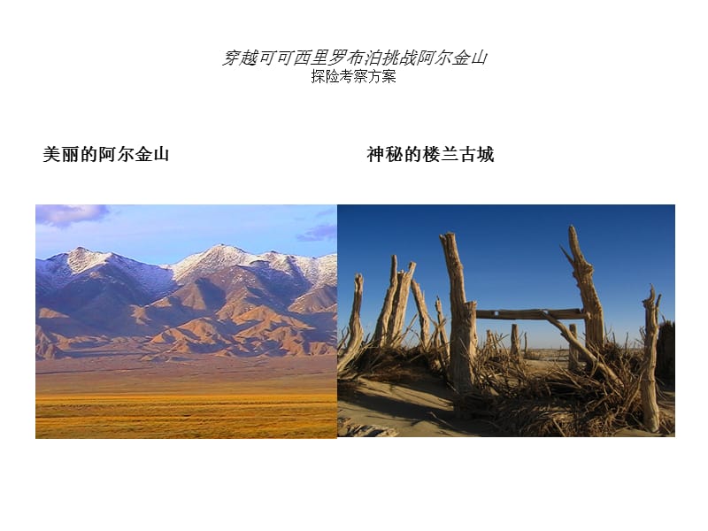 穿越可可西里阿尔金山.ppt_第1页