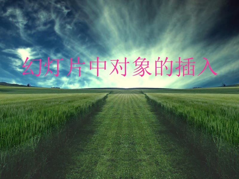 幻灯片中对象的插入.ppt_第1页