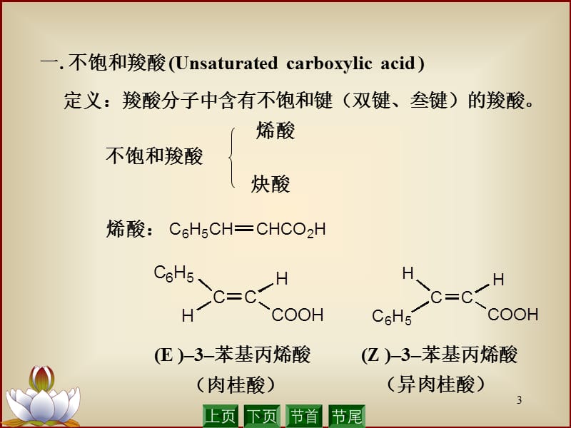 第十六章不饱和羧酸和取代羧酸.ppt_第3页