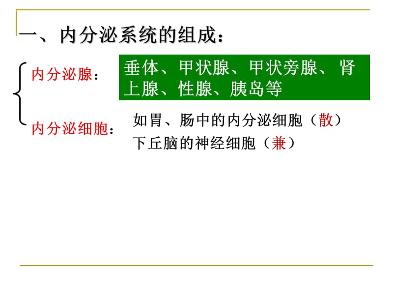 高等动物的内分泌系统与体液调节一课时.ppt_第2页