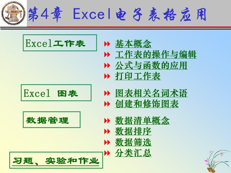 计算机基础(4Excel).ppt_第1页