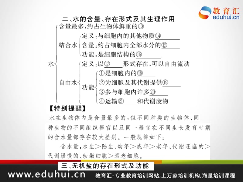 高考生物第一轮复习精品课件包第一单元生命的物质基础考点二.ppt_第3页