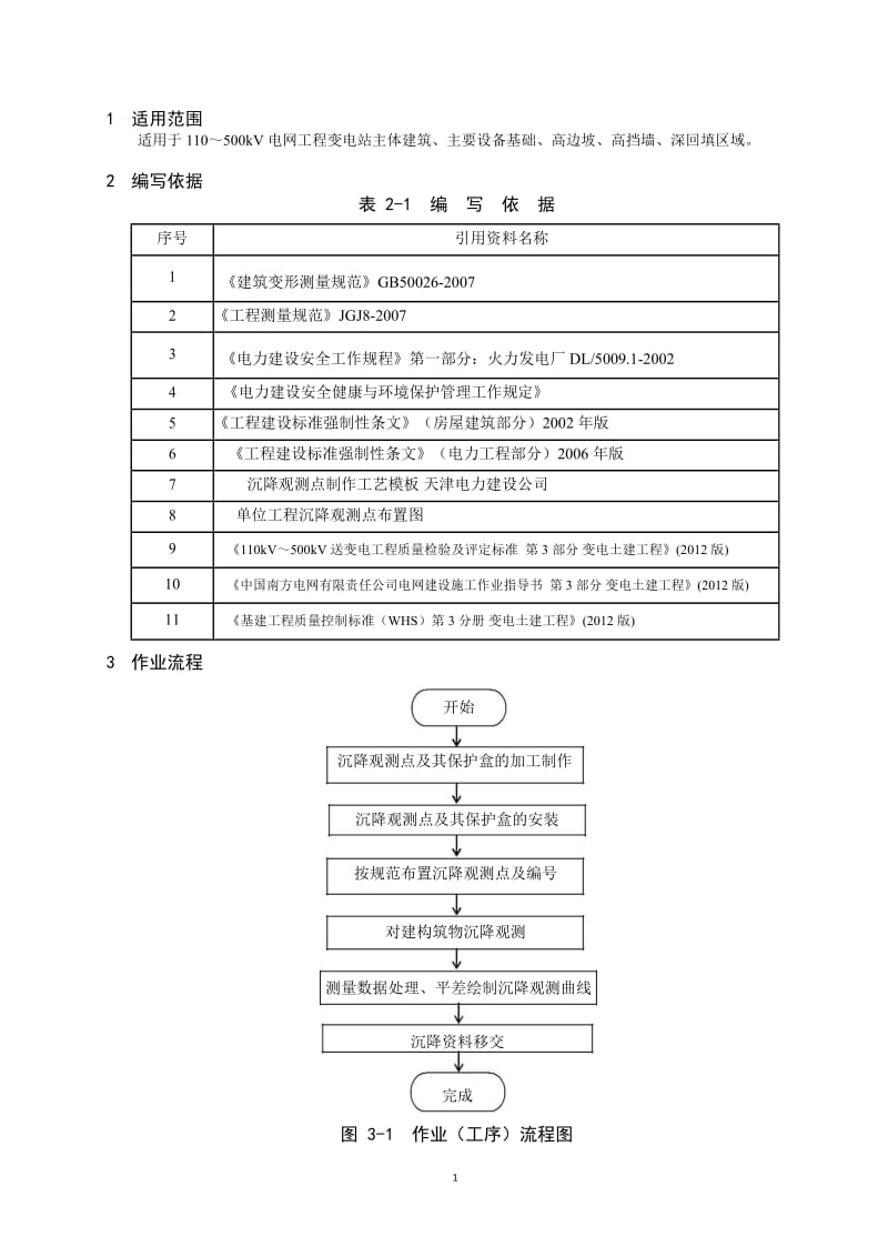 xa沉降说观测点施工作业指导书.doc_第3页