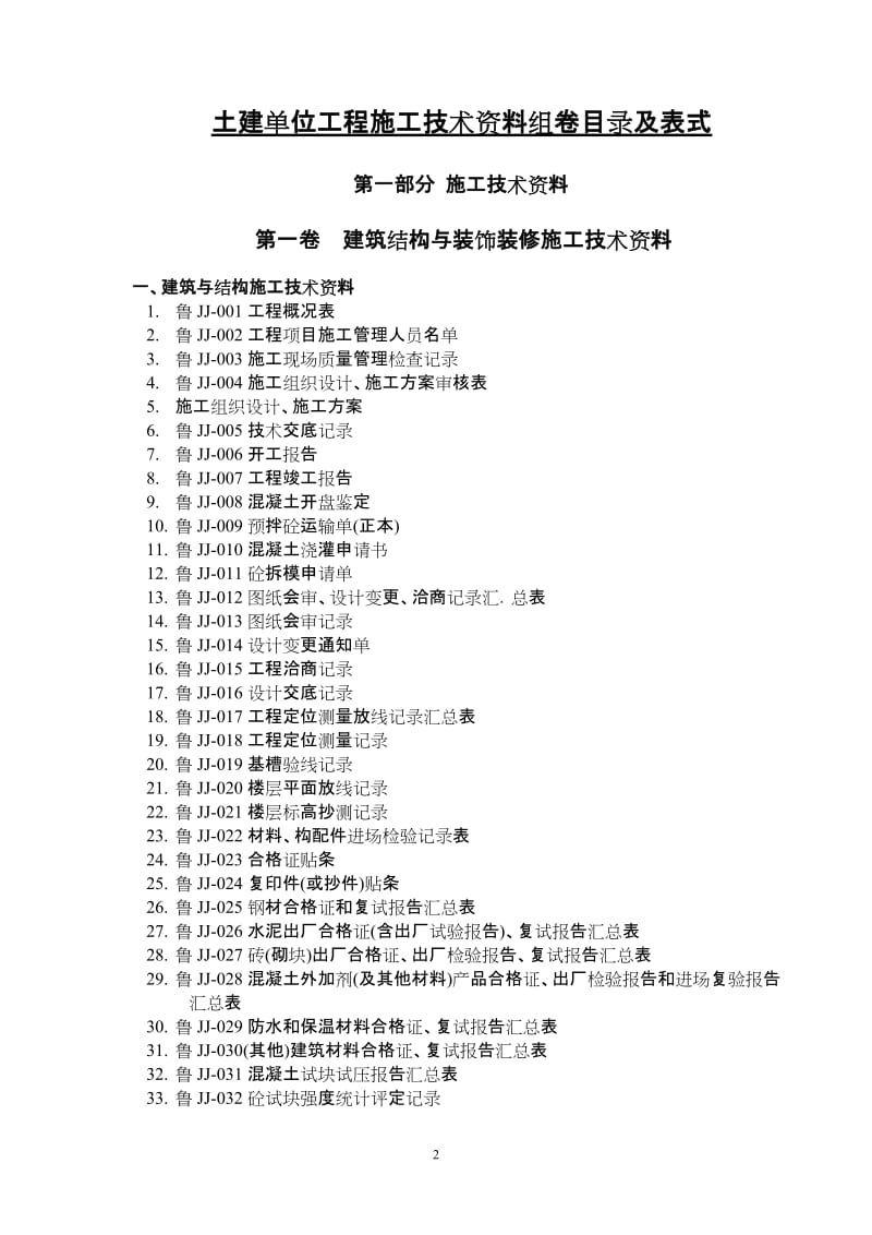 3 土建单位工程施工技术归档资料.doc_第2页