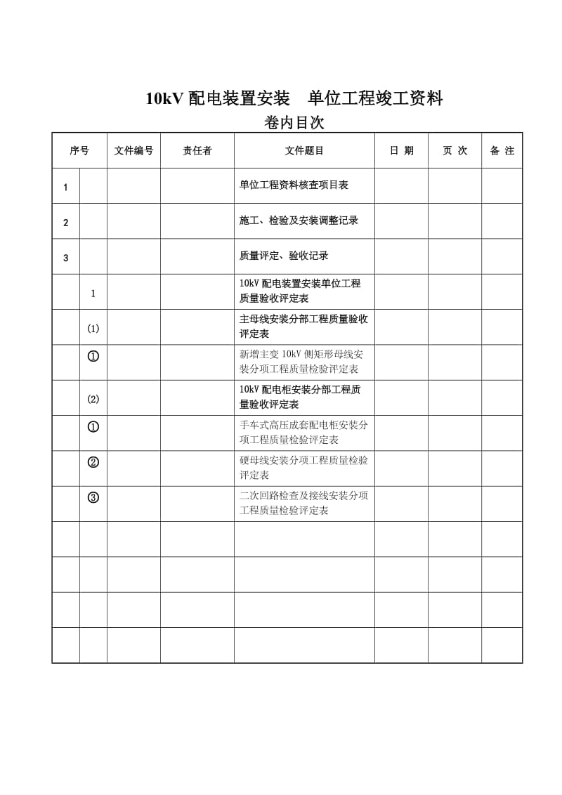 10kV配电装置安装分项工程 凉水井.doc_第2页