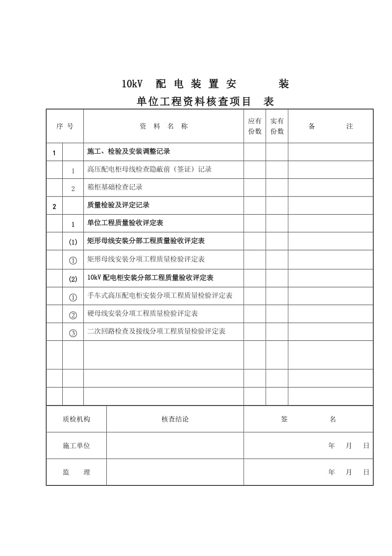 10kV配电装置安装分项工程 凉水井.doc_第3页