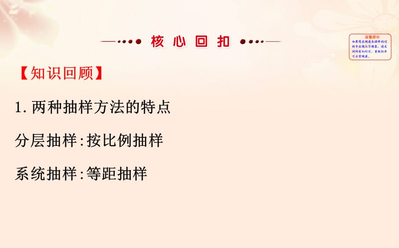 2017届高三数学二轮复习 第一篇 专题通关攻略 专题七 概率统计 1.7.2 统计、统计案例课件 理 新人教版.ppt_第2页