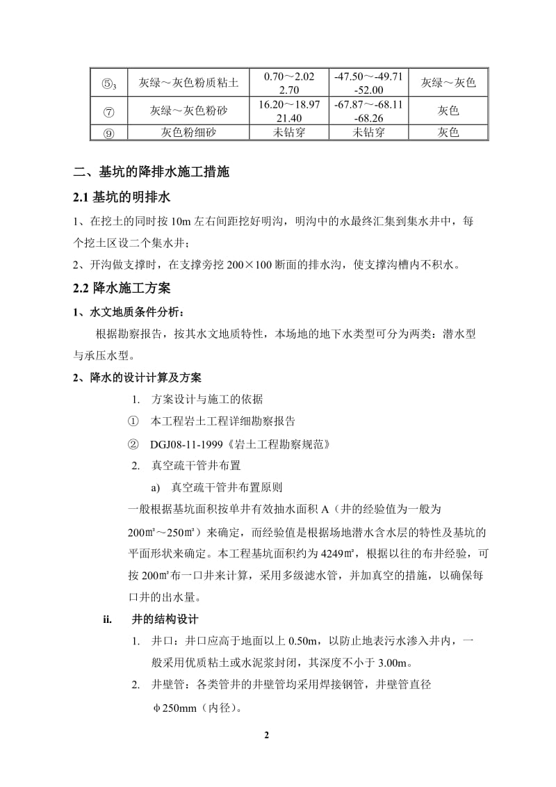 [上海]大型超深基坑降水到、挖土和支撑施工方案.doc_第2页