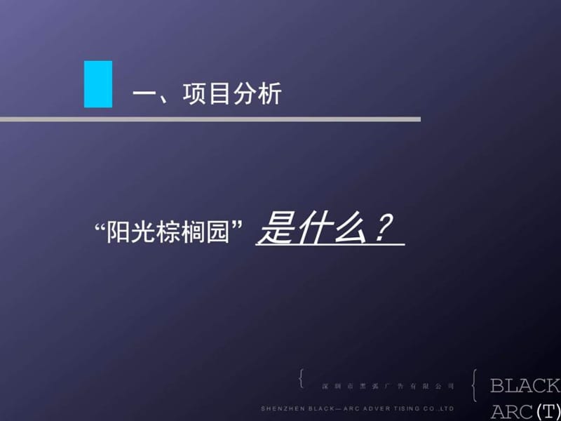 黑弧-“中海阳光棕榈园”广告推广与营销_图文.ppt_第2页