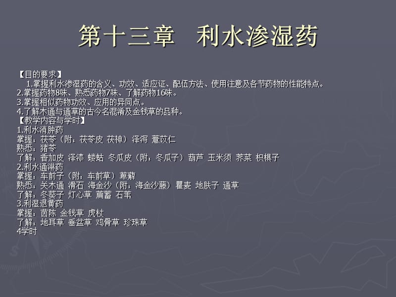 第十三章利水渗湿药.ppt_第1页