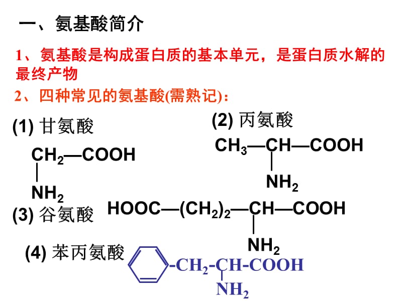 【化学】5.2《氨基酸 蛋白质 核酸》8——氨基酸课件1(苏教版选修5).ppt_第3页