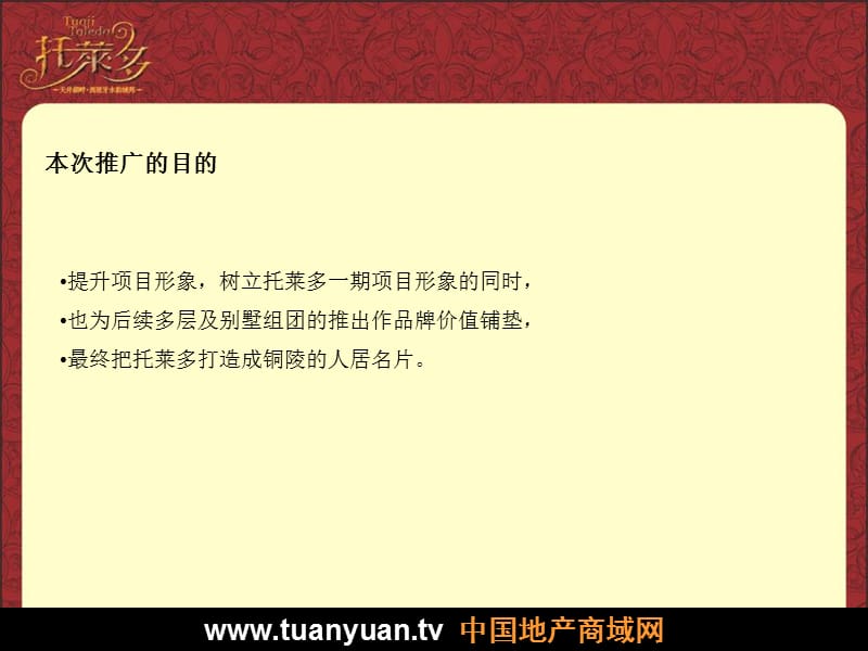 【住宅地产营销策划】2006年铜陵市托莱多一期（洋房）推广策略.ppt_第3页