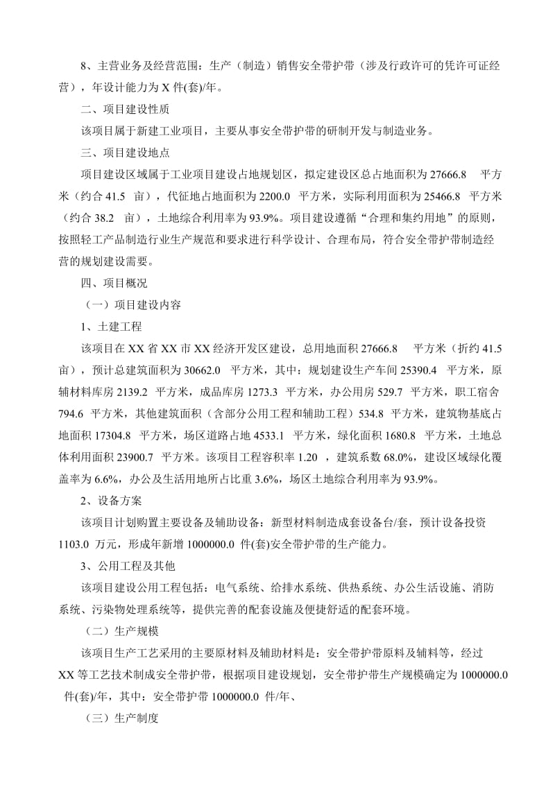 安全带护带项目可行性研究报告呢(专业可研).doc_第3页