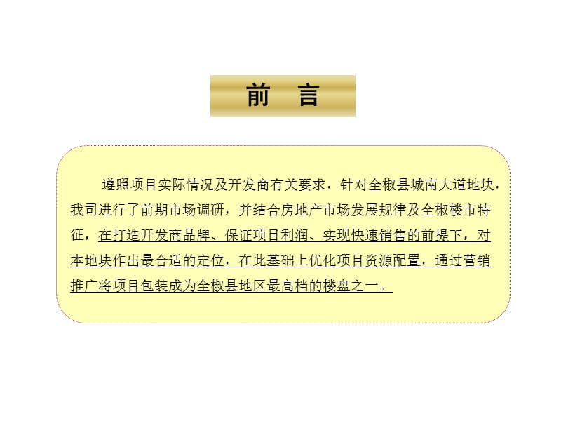 2011年安徽滁州全椒城南大道项目前期市场调研及营销策划报告（187页）.ppt_第2页