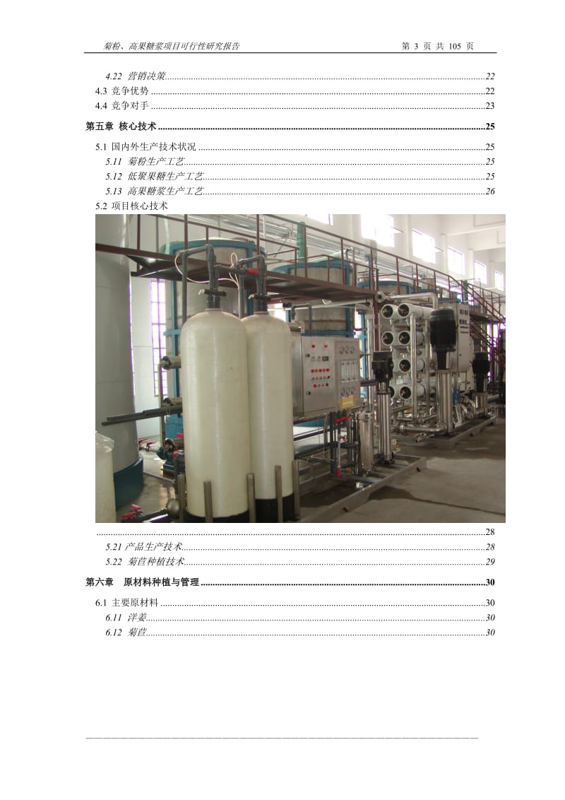 以洋姜、菊苣为原料生产菊粉、低聚果糖、高果糖浆项目可行性研究报告.doc_第3页