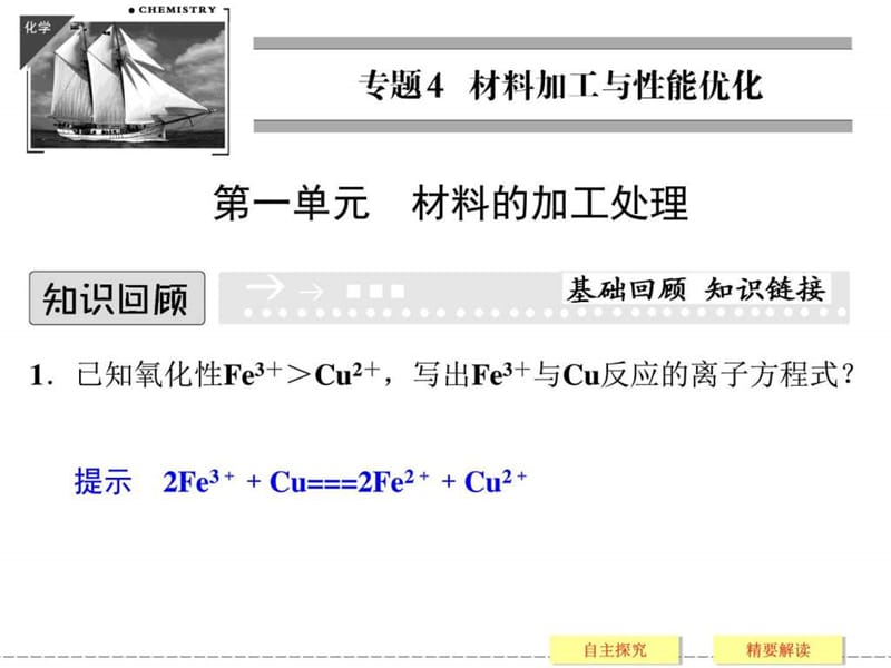 (苏教版化学选修2)4.1《材料的加工处理》ppt课件(31页).ppt_第1页