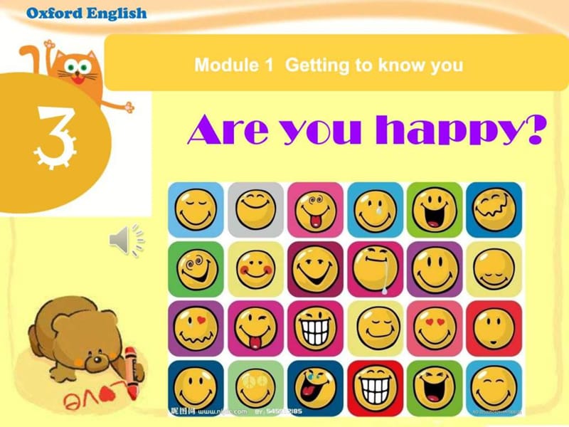 2013新版牛津4A-unit3-Are-you-happy.ppt_第1页