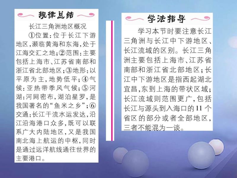 2016_2017学年八年级地理下册7.4长江三角洲区域的内外.ppt_第3页