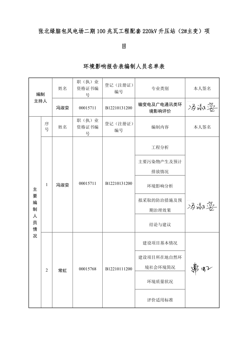 张北绿脑包风电场二兆瓦工程配套kV升压站主变环评报告.doc_第3页