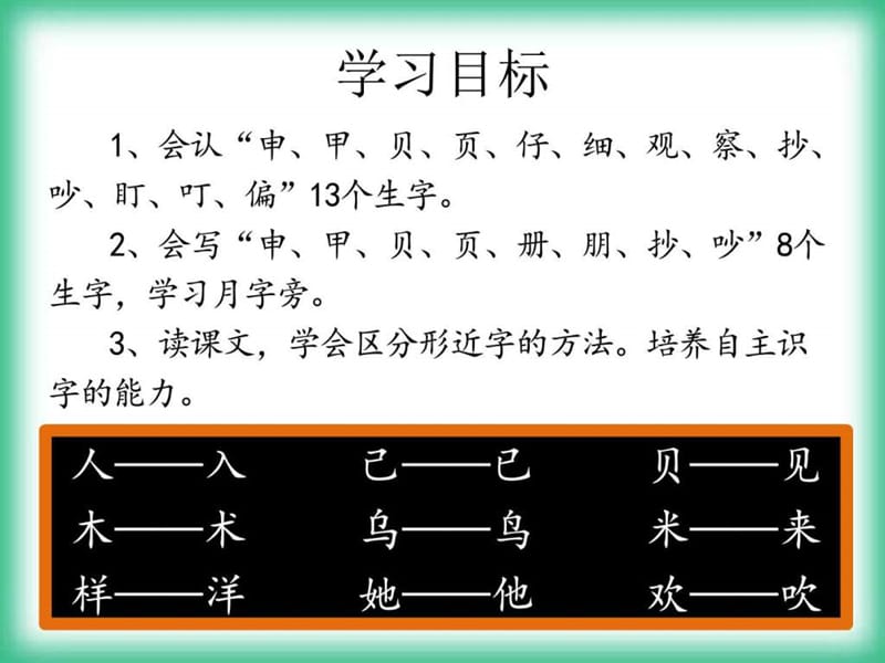 2016语文S版小学一年级下册识字8《它们长得有些像》教.ppt_第2页