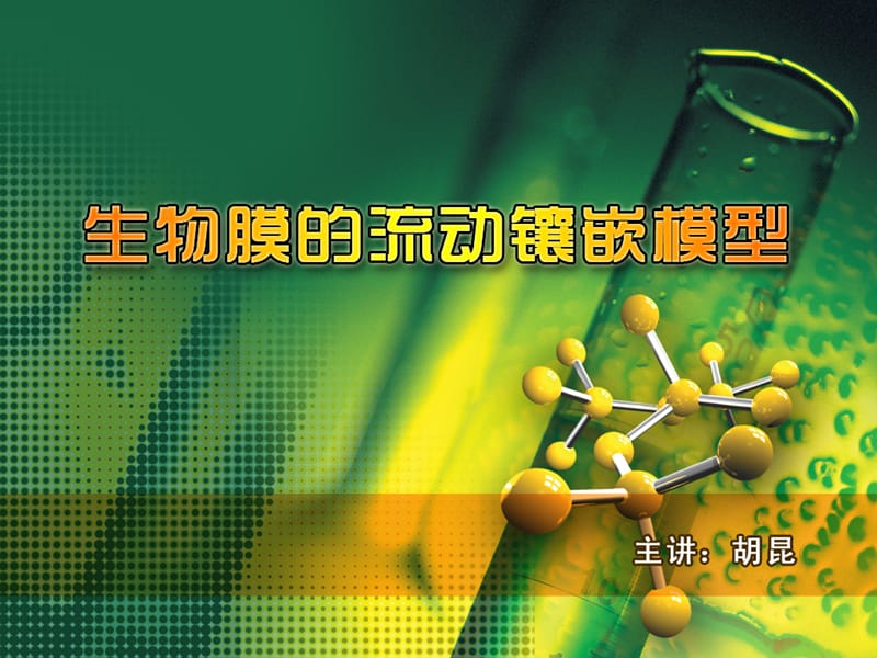 高一生物《生物膜的流动镶嵌模型》ppt课件.ppt_第1页