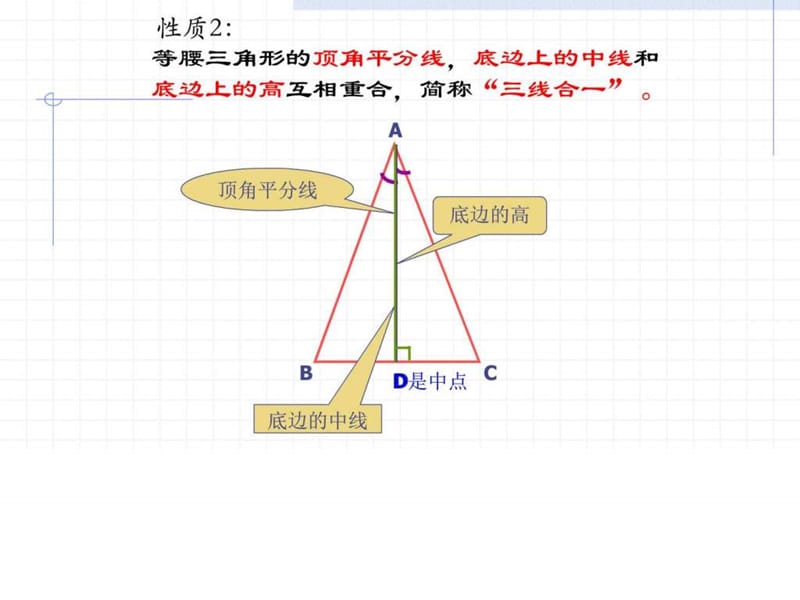 2017人教版八年级上册数学13.3等腰三角形复习课件ppt课.ppt_第3页